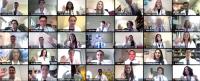 Class of 2024 on a zoom call